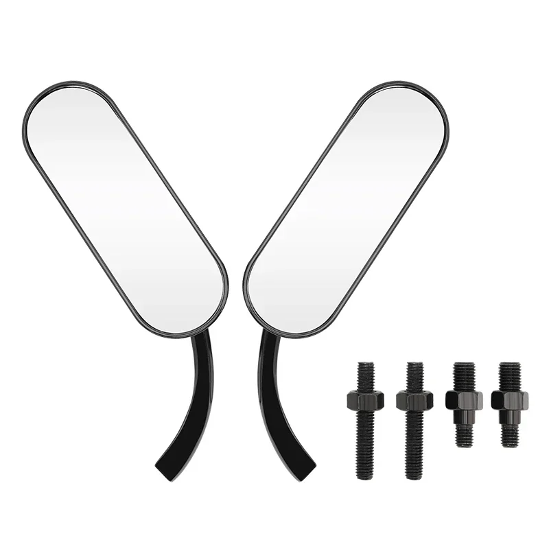 Универсальное мотоциклетное черное хромированное зеркало заднего вида, боковые зеркала для Harley Touring Electra Glide Dyna Fatboy Softail Sportster
Универсальное мотоциклетное черное хромированное зеркало заднего вида, боковые зеркала для Harley Touring Electra Glide Dyna Fatboy Softail Sportster