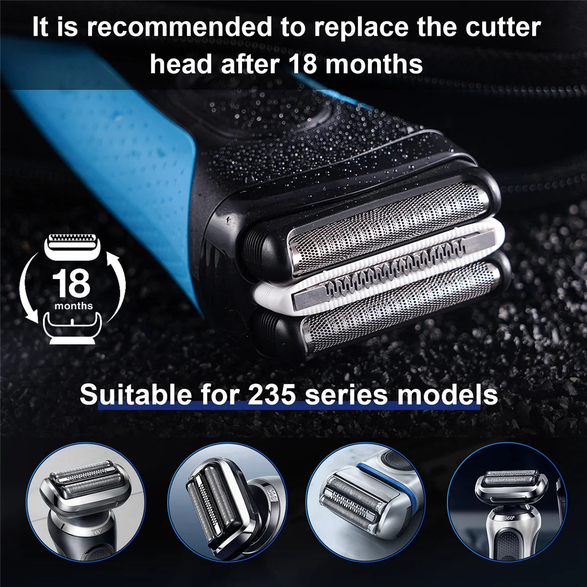 Replacement Shaver Foil Screen for 211 230 235 240 245 250 260 266 270 272 5266 5533 5213 5235 5265
Replacement Shaver Foil Screen for 211 230 235 240 245 250 260 266 270 272 5266 5533 5213 5235 5265