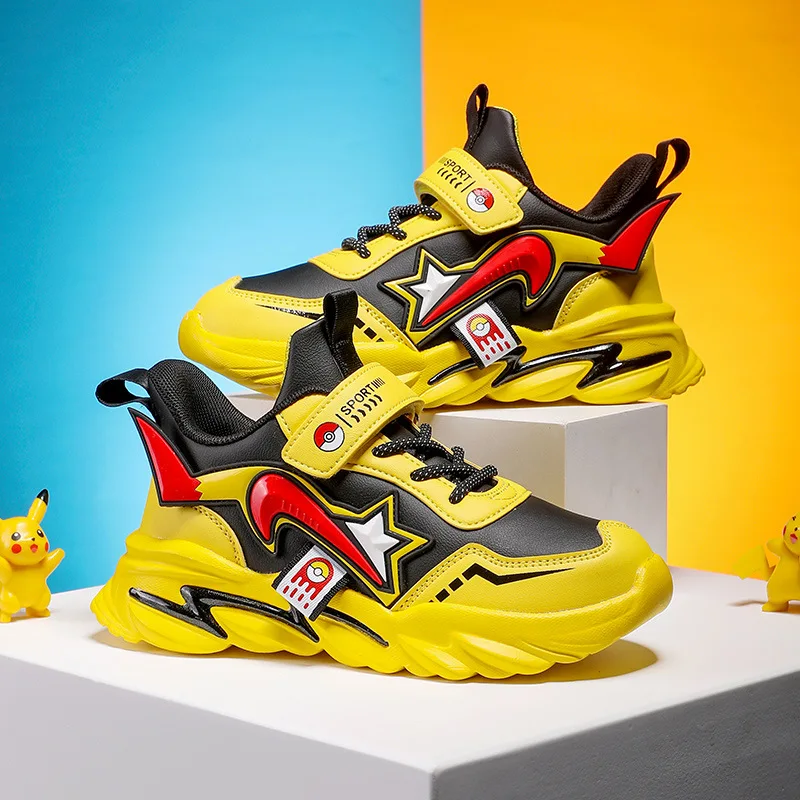 Pikachu Pokemon Sports Shoes Anime Figure Sneakers Student Casual Running Shoe Breathable Lightweight Pokémon Gift for Children
Pikachu Pokemon Sports Shoes Anime Figure Sneakers Student Casual Running Shoe Breathable Lightweight Pokémon Gift for Children