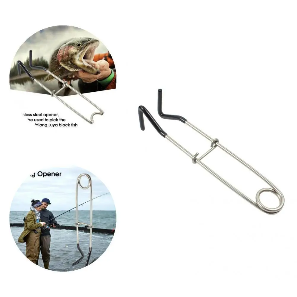 Convenient Practical Fish Mouth Opener Silver Black Color Fish Mouth Opener Good Elasticity for Fishing Lovers
Convenient Practical Fish Mouth Opener Silver Black Color Fish Mouth Opener Good Elasticity for Fishing Lovers