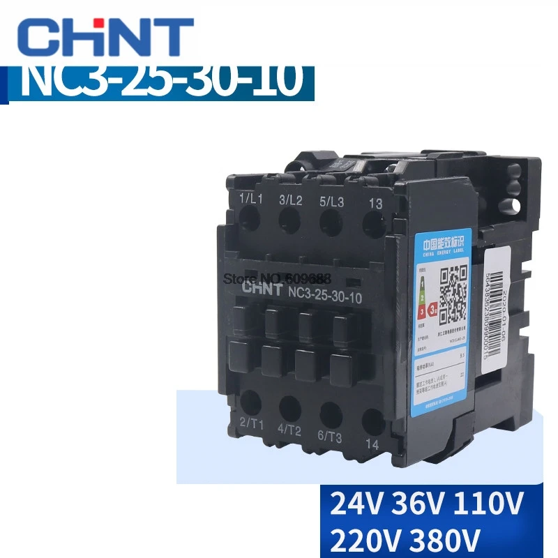 CHNT CHINT Silver Contact Three-phase AC Contactor CJX8 B25 NC3(CJ46)-25-30-10 220V 380V 3NO1NC
CHNT CHINT Silver Contact Three-phase AC Contactor CJX8 B25 NC3(CJ46)-25-30-10 220V 380V 3NO1NC