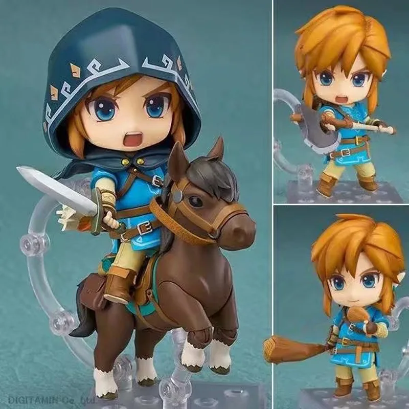 

The Legend Of Zelda Breath Of The Wild Ver. 733 733-DX Link Action Figure 10cm Mini PVC Figurine Of Zelda