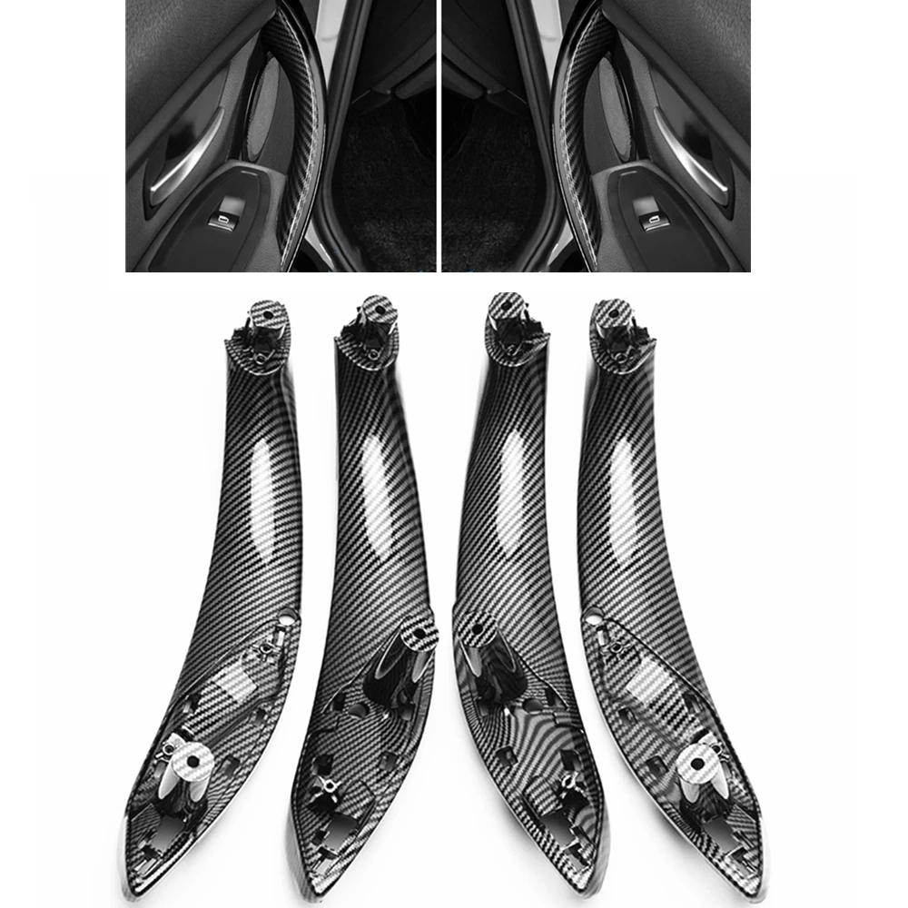 Car Interior Door Panel Pull Handle Cover Trim For BMW 3 Series F30 F35 ABS Carbon Fiber Look Replacement Hand Knob Holder Cap
Car Interior Door Panel Pull Handle Cover Trim For BMW 3 Series F30 F35 ABS Carbon Fiber Look Replacement Hand Knob Holder Cap