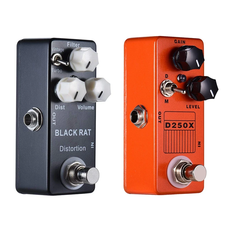 Mosky 2 Pcs Mini Guitar Effect Pedal, Black & Orange
Mosky 2 Pcs Mini Guitar Effect Pedal, Black & Orange