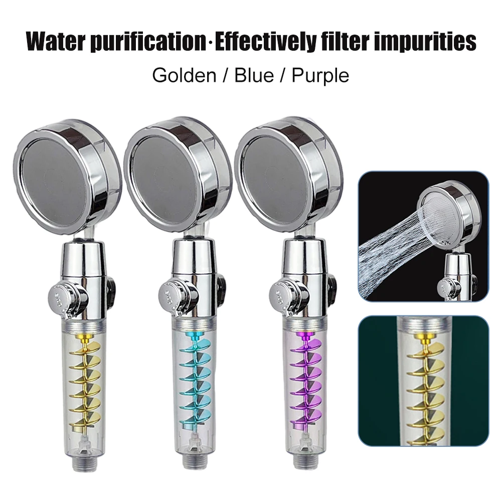 360° Turbocharged Handheld Shower Head High Pressure Spray Nozzle Water Saving With Pause Button Adjustable For Bathroom Supply
360° Turbocharged Handheld Shower Head High Pressure Spray Nozzle Water Saving With Pause Button Adjustable For Bathroom Supply