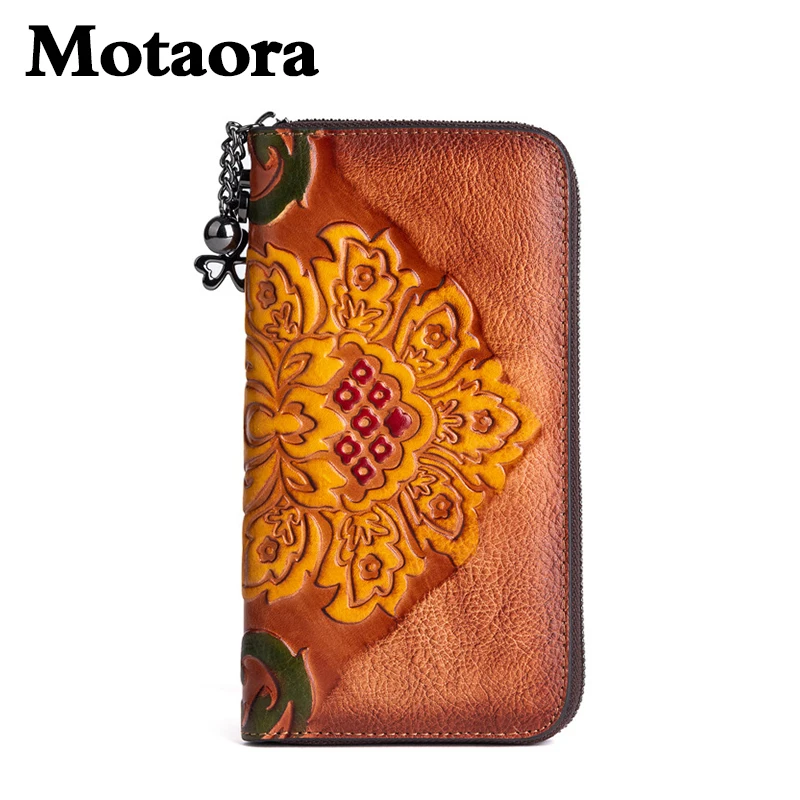MOTAORA 2022 Genuine Leather Wallet Women's Cowhide Phone Bag Ladies Multi-layer Zipper Coin Pouch Vintage 3 Color Long Wallets
MOTAORA 2022 Genuine Leather Wallet Women's Cowhide Phone Bag Ladies Multi-layer Zipper Coin Pouch Vintage 3 Color Long Wallets