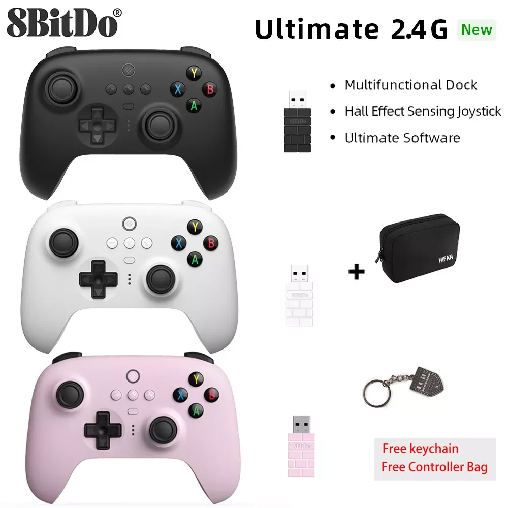 Ultimate Wireless 2.4G Gaming Controller with Charging Dock Gamepad for PC, Windows 10, 11, , Android
Ultimate Wireless 2.4G Gaming Controller with Charging Dock Gamepad for PC, Windows 10, 11, , Android