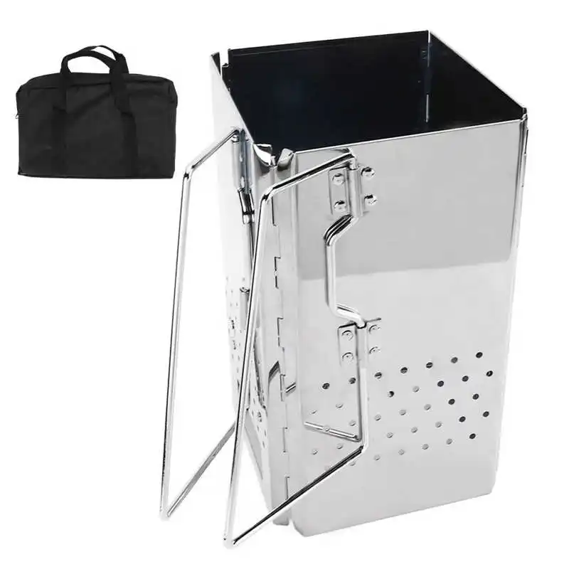 Barbecue Grill BBQ Grill Save Space Harmless Stainless Steel with Storage Bag for Outdoor Picnic for Party
Barbecue Grill BBQ Grill Save Space Harmless Stainless Steel with Storage Bag for Outdoor Picnic for Party