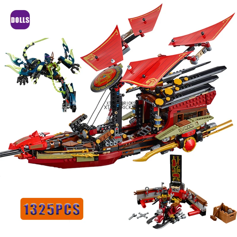 Final Flight of Destiny's Bounty Ship Model Building Blocks Set with Figures Compatible 70738 Bricks DIY Toys for Kids
Final Flight of Destiny's Bounty Ship Model Building Blocks Set with Figures Compatible 70738 Bricks DIY Toys for Kids