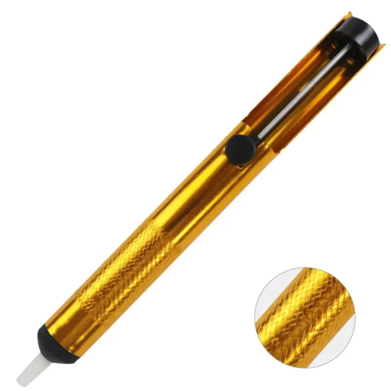 Desoldering Pump Suction Tin Gun Soldering Sucker Pen Aluminum Metal Removal Vacuum Soldering Iron Desolder Hand Welding Tools
Desoldering Pump Suction Tin Gun Soldering Sucker Pen Aluminum Metal Removal Vacuum Soldering Iron Desolder Hand Welding Tools