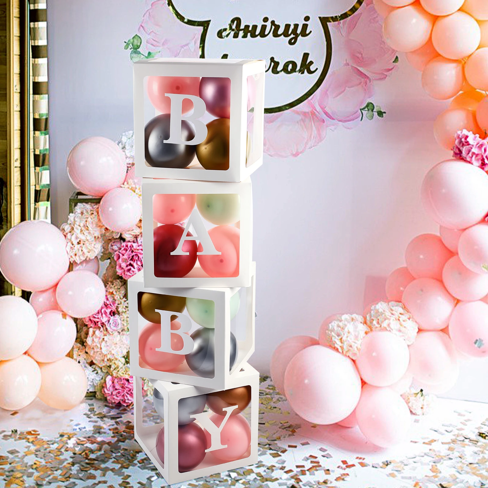Baby Shower Letter Transparent Box Decoration Anniversaire Happy Birthday Party Decorations Balloon Baby Shower Valentines Day
Baby Shower Letter Transparent Box Decoration Anniversaire Happy Birthday Party Decorations Balloon Baby Shower Valentines Day