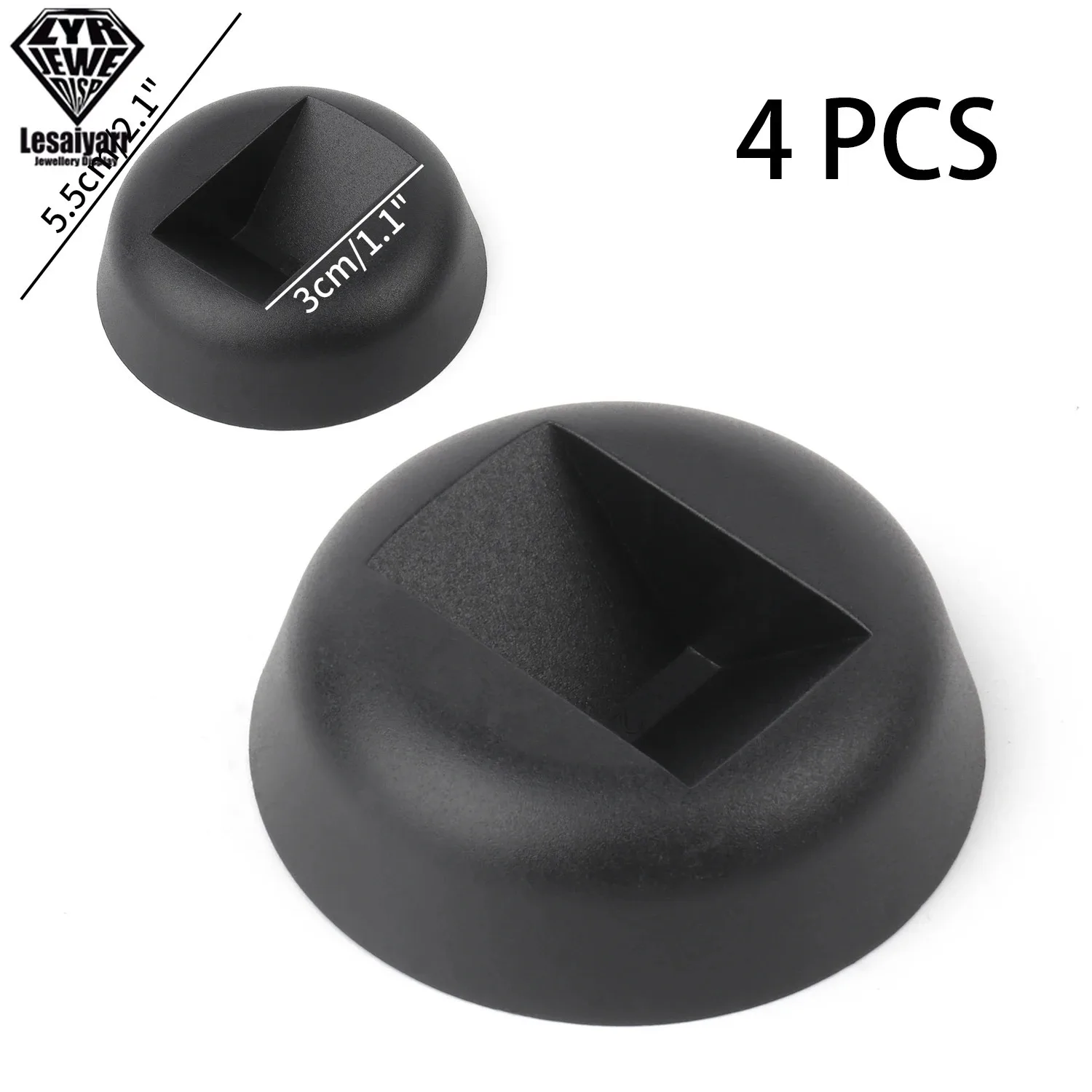 Пластиковая коробка для хранения украшений Lesaiyarr чёрная
Пластиковая коробка для хранения украшений Lesaiyarr чёрная