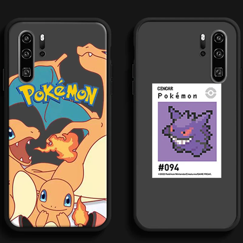 

Pikachu Pokémon Phone Cases For Huawei Honor P40 P30 Pro P30 Pro Honor 8X V9 10i 10X Lite 9A 9 10 Lite Carcasa Funda Coque