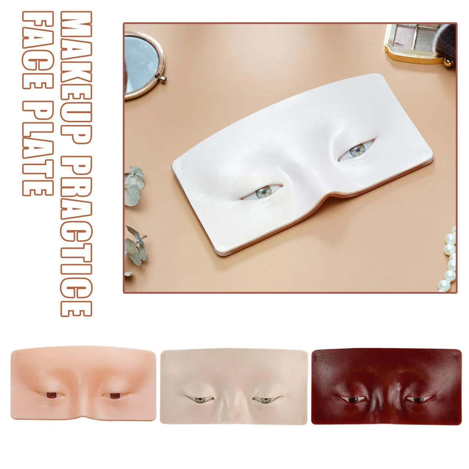 Reusable 5d Silicone Makeup For Beauty Practice Realistic Eye Face Makeup Pad Training Board Bionic Skin Practice Pad Begin R7x7
Reusable 5d Silicone Makeup For Beauty Practice Realistic Eye Face Makeup Pad Training Board Bionic Skin Practice Pad Begin R7x7