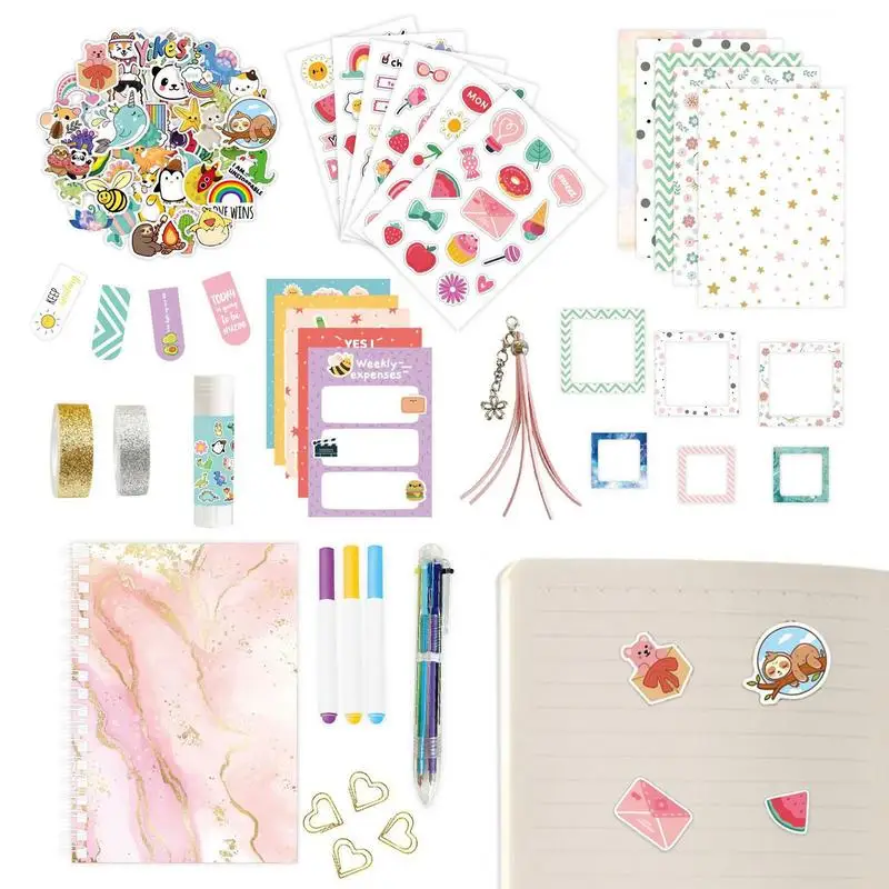 Notebook Kit For Girls Kids Journals Kit For Teen Girls Journaling Supplies For Girls Scrapbook Diary Supplies Kit For Memory
Notebook Kit For Girls Kids Journals Kit For Teen Girls Journaling Supplies For Girls Scrapbook Diary Supplies Kit For Memory