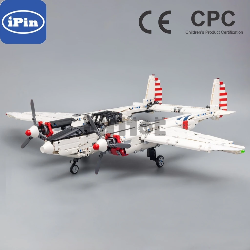 Moc-36127 P-38 White Lightning fighter 2064pcs technology assembly New Year gift mosaic building blocks
Moc-36127 P-38 White Lightning fighter 2064pcs technology assembly New Year gift mosaic building blocks