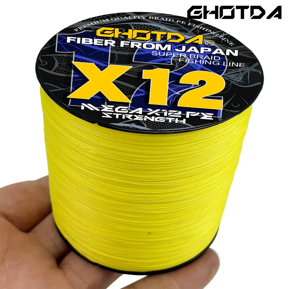 GHOTDA 300m 500m PE Line Ultra-Casting Strong Fishing Line Saltwater Fishing 20/30/40/50//80/100/120lb Extreme Braided Line
GHOTDA 300m 500m PE Line Ultra-Casting Strong Fishing Line Saltwater Fishing 20/30/40/50//80/100/120lb Extreme Braided Line