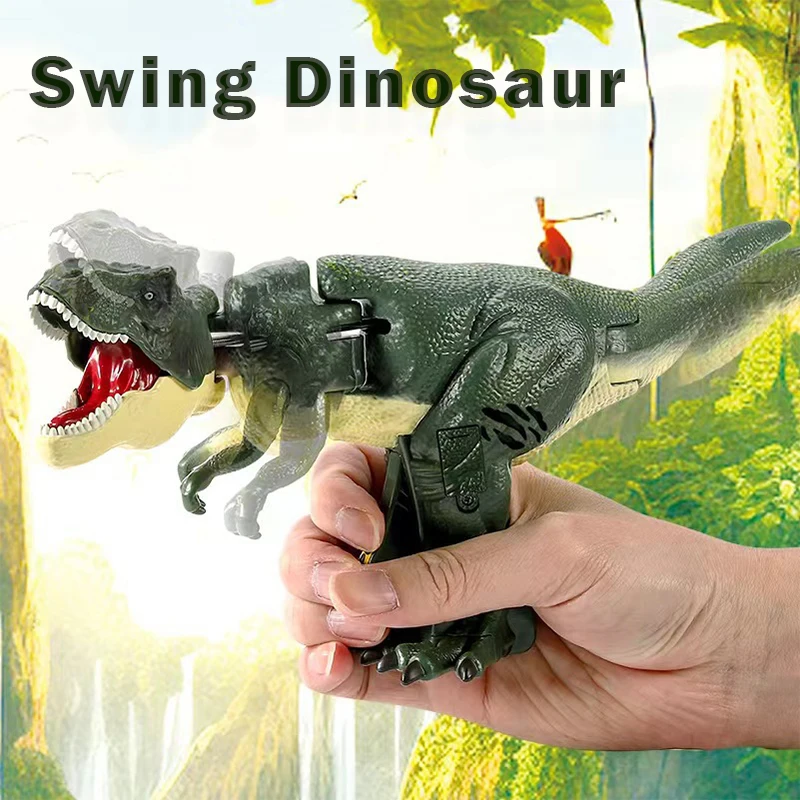 Children Decompression Dinosaur Toy Creative Hand-operated Spring Swing Dinosaur Gun Fidget Toys for Kids Adults Christmas Gifts
Children Decompression Dinosaur Toy Creative Hand-operated Spring Swing Dinosaur Gun Fidget Toys for Kids Adults Christmas Gifts