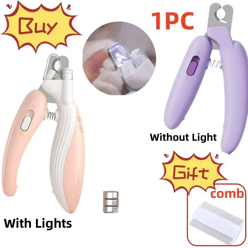 Professional Pet Nail Clippers With Led Light Pet Claw Grooming Scissors For Dogs Cats Small Animals Paw Nail Trimmer Pet Supply
Professional Pet Nail Clippers With Led Light Pet Claw Grooming Scissors For Dogs Cats Small Animals Paw Nail Trimmer Pet Supply