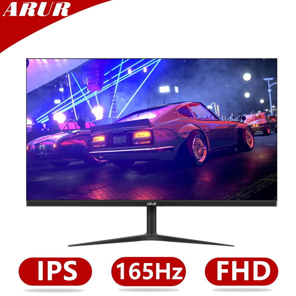 

ARUR 27-дюймовый ПК IPS монитор 144 Гц ЖК-дисплей HD 165 Гц Настольный игровой компьютер экран плоская панель HDMI-Совместимость/DP