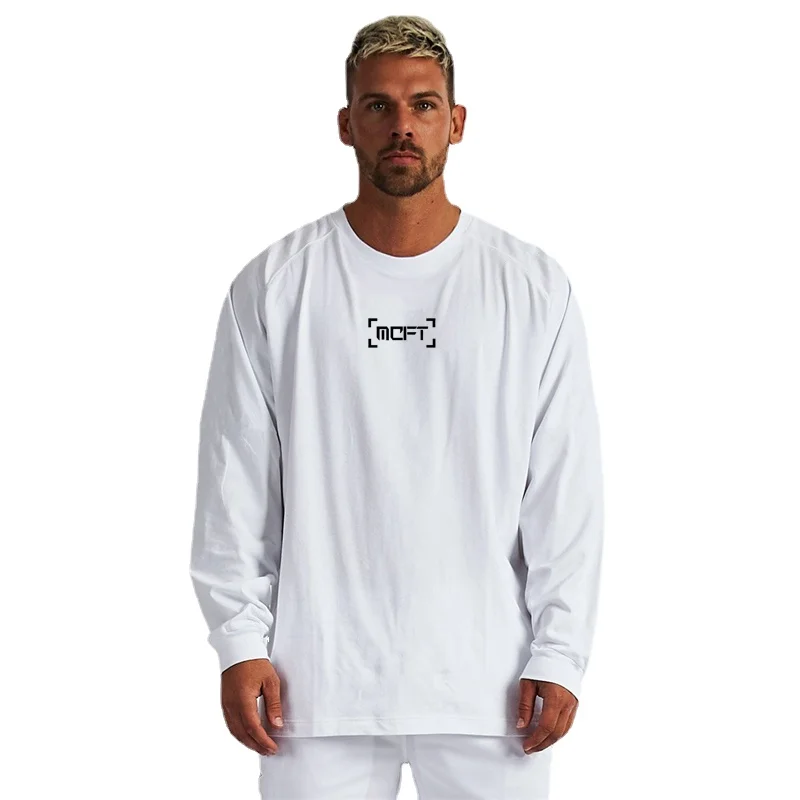 Mens New Arrival Pure Cotton Autumn & Spring Fashion Casual Bodybuilding Fitness Printed Loose Long Sleeve T-shirt Plus Size
Mens New Arrival Pure Cotton Autumn & Spring Fashion Casual Bodybuilding Fitness Printed Loose Long Sleeve T-shirt Plus Size