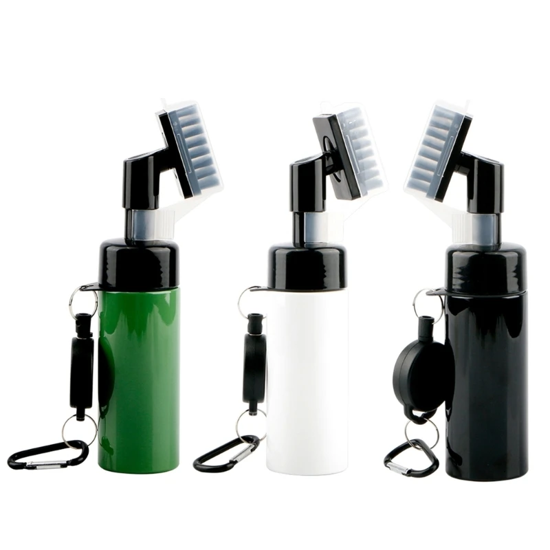 Golf Brush, Golf Cleaning Brush, Golf Club Brush Grooves Cleaner, Golf Cleaner Brush with Extrusion Water Bottle & Hook 
Golf Brush, Golf Cleaning Brush, Golf Club Brush Grooves Cleaner, Golf Cleaner Brush with Extrusion Water Bottle & Hook