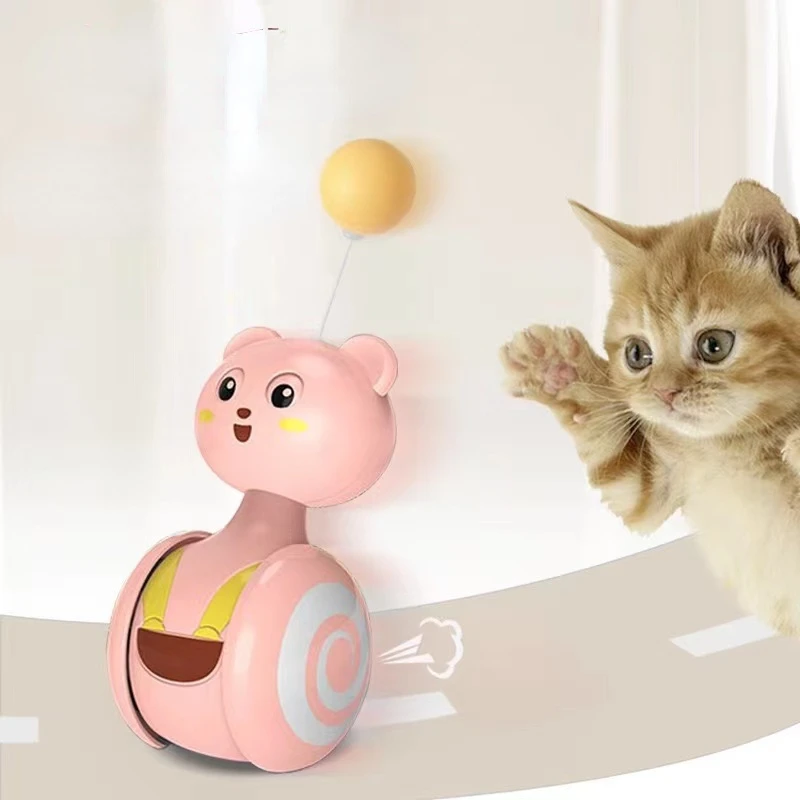 Tumbler Swing Toys for Cats Funny Balance Car Cat Toy Interactive Kitten Puppy Chasing Toy with Feather Ball Cat Accessories
Tumbler Swing Toys for Cats Funny Balance Car Cat Toy Interactive Kitten Puppy Chasing Toy with Feather Ball Cat Accessories