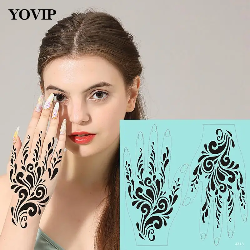 Tattoo Templates Hands/Feet India Henna Temporary Tattoo Stencils Kit for Hand Arm Leg Feet Body Art Decal Body Painting Stencil
Tattoo Templates Hands/Feet India Henna Temporary Tattoo Stencils Kit for Hand Arm Leg Feet Body Art Decal Body Painting Stencil