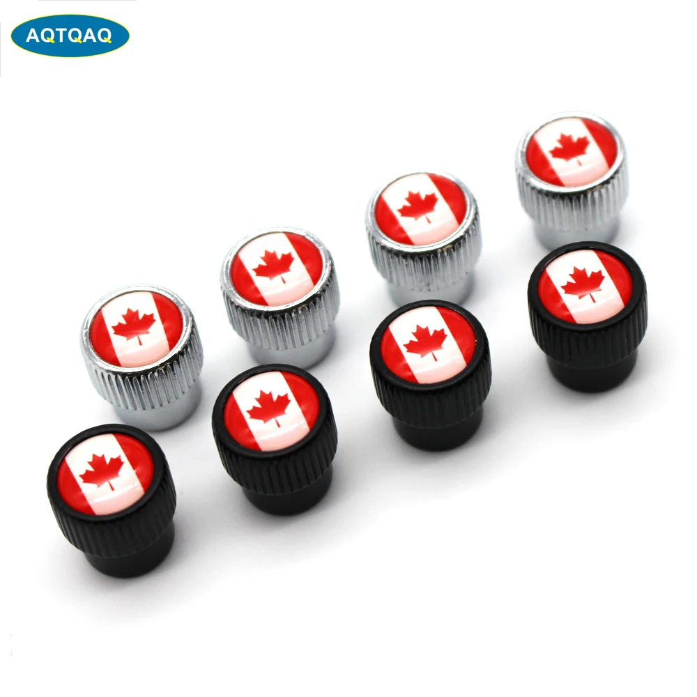 AQTQAQ 4 Pcs/Set Zinc Alloy Canada National Flag Tire Valve Stem Cap Tire Wheel Stem Air Valve Caps for Auto Cars
AQTQAQ 4 Pcs/Set Zinc Alloy Canada National Flag Tire Valve Stem Cap Tire Wheel Stem Air Valve Caps for Auto Cars