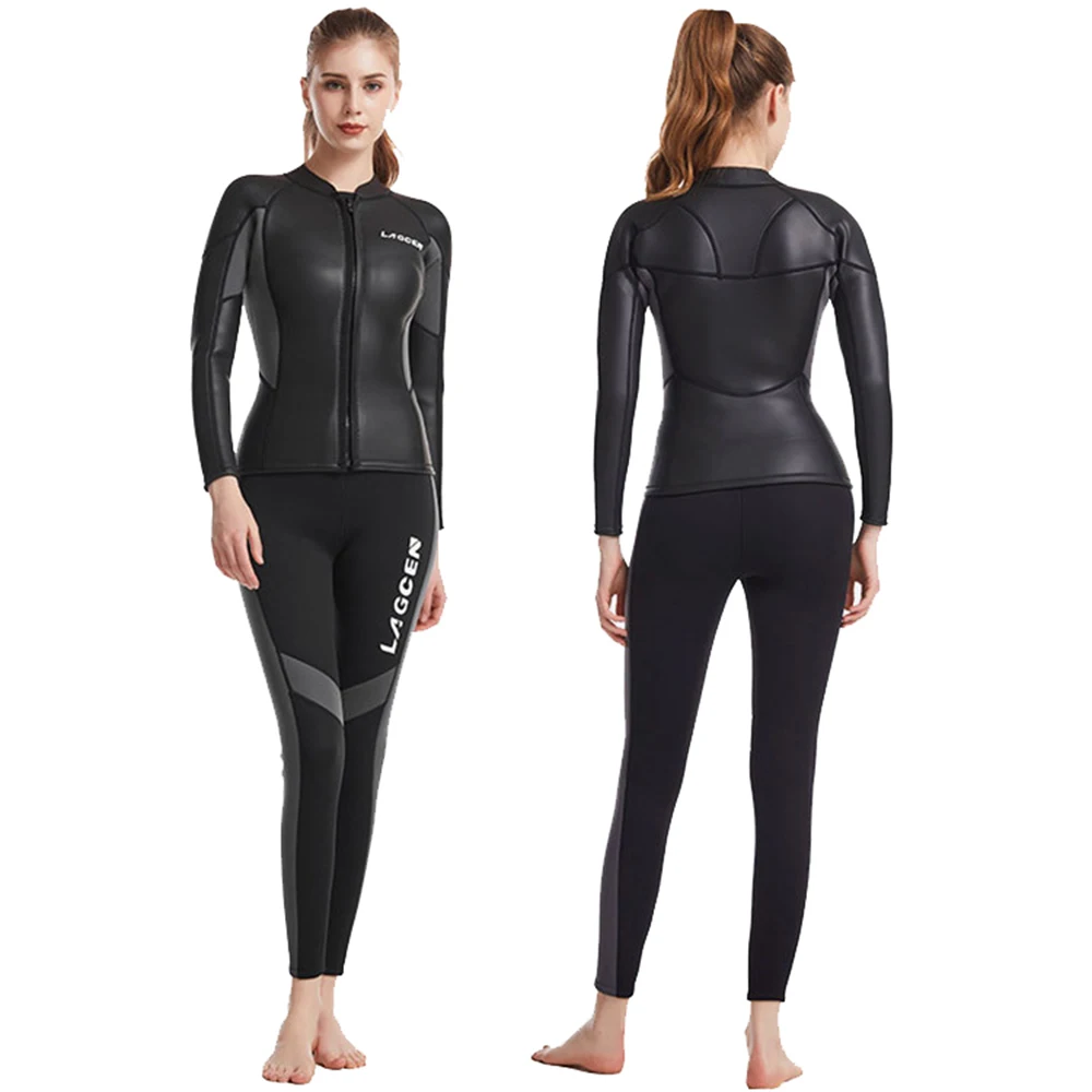 2.5MM Neoprene Wetsuit Women Fashion Warm Superbullet Cold-Proof Split Long Sleeve Underwater Sports Snorkeling Diving Wetsuit
2.5MM Neoprene Wetsuit Women Fashion Warm Superbullet Cold-Proof Split Long Sleeve Underwater Sports Snorkeling Diving Wetsuit