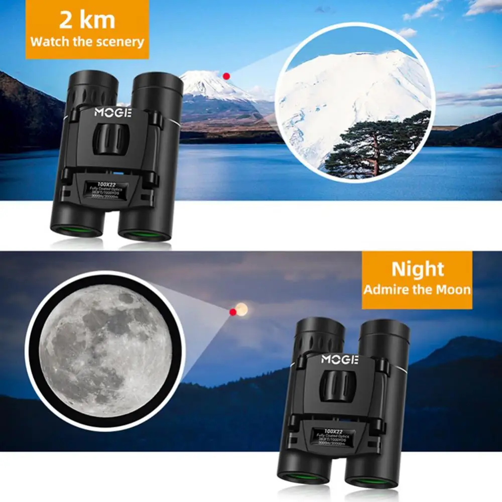 100x22 Zoom HD Binoculars 30000m Long Range Glasses Portable Telescope With Phone Holder Outdoor Binoculars For Camping Hunting
100x22 Zoom HD Binoculars 30000m Long Range Glasses Portable Telescope With Phone Holder Outdoor Binoculars For Camping Hunting