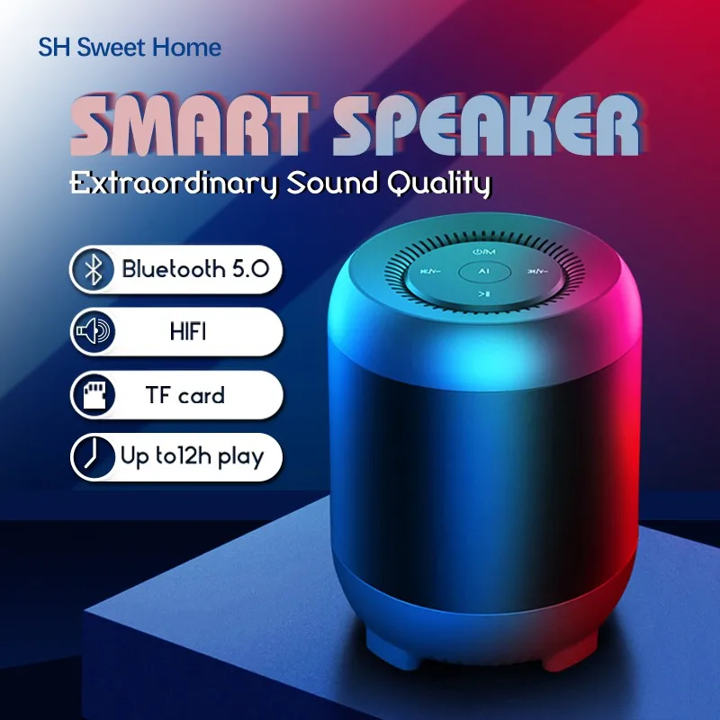 HIFI Sound Quality Bluetooth Speaker Bluetooth 5.0 USB Charging Speaker 2000mAh Battery Life Portable Bluetooth Speaker
HIFI Sound Quality Bluetooth Speaker Bluetooth 5.0 USB Charging Speaker 2000mAh Battery Life Portable Bluetooth Speaker