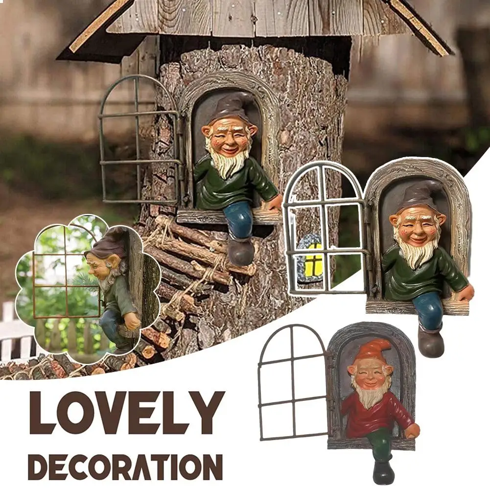 Elf Out The Door /Window Tree Hugger Naughty Garden Statue Tree Garden Outdoor Decor Decoration Gnome I5A2
Elf Out The Door /Window Tree Hugger Naughty Garden Statue Tree Garden Outdoor Decor Decoration Gnome I5A2