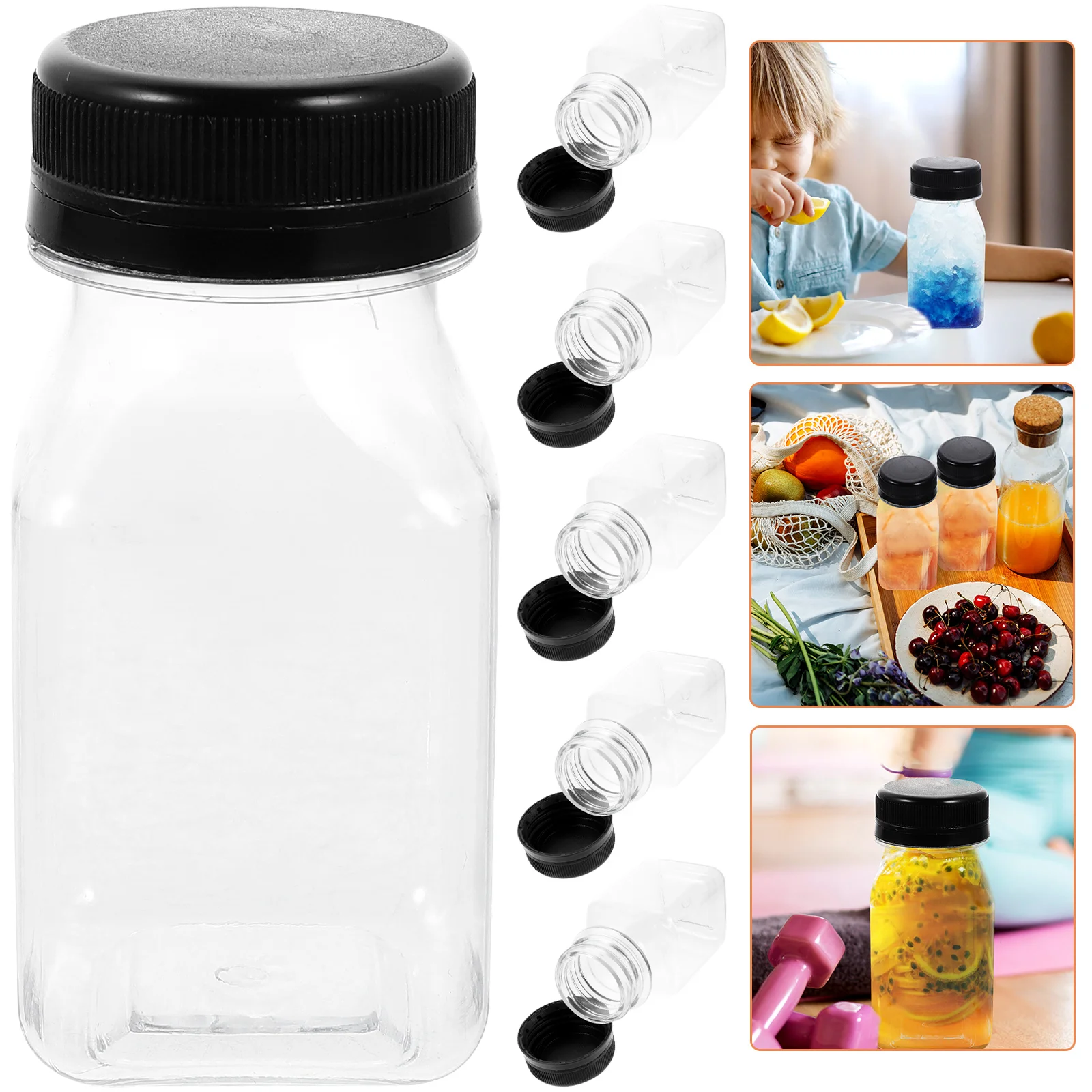 Bottles Bottle Containers Drink Beverage Empty Lids Smoothie Reusable Caps Drinking Yogurt Disposable Water Clear Pet Bulk
Bottles Bottle Containers Drink Beverage Empty Lids Smoothie Reusable Caps Drinking Yogurt Disposable Water Clear Pet Bulk