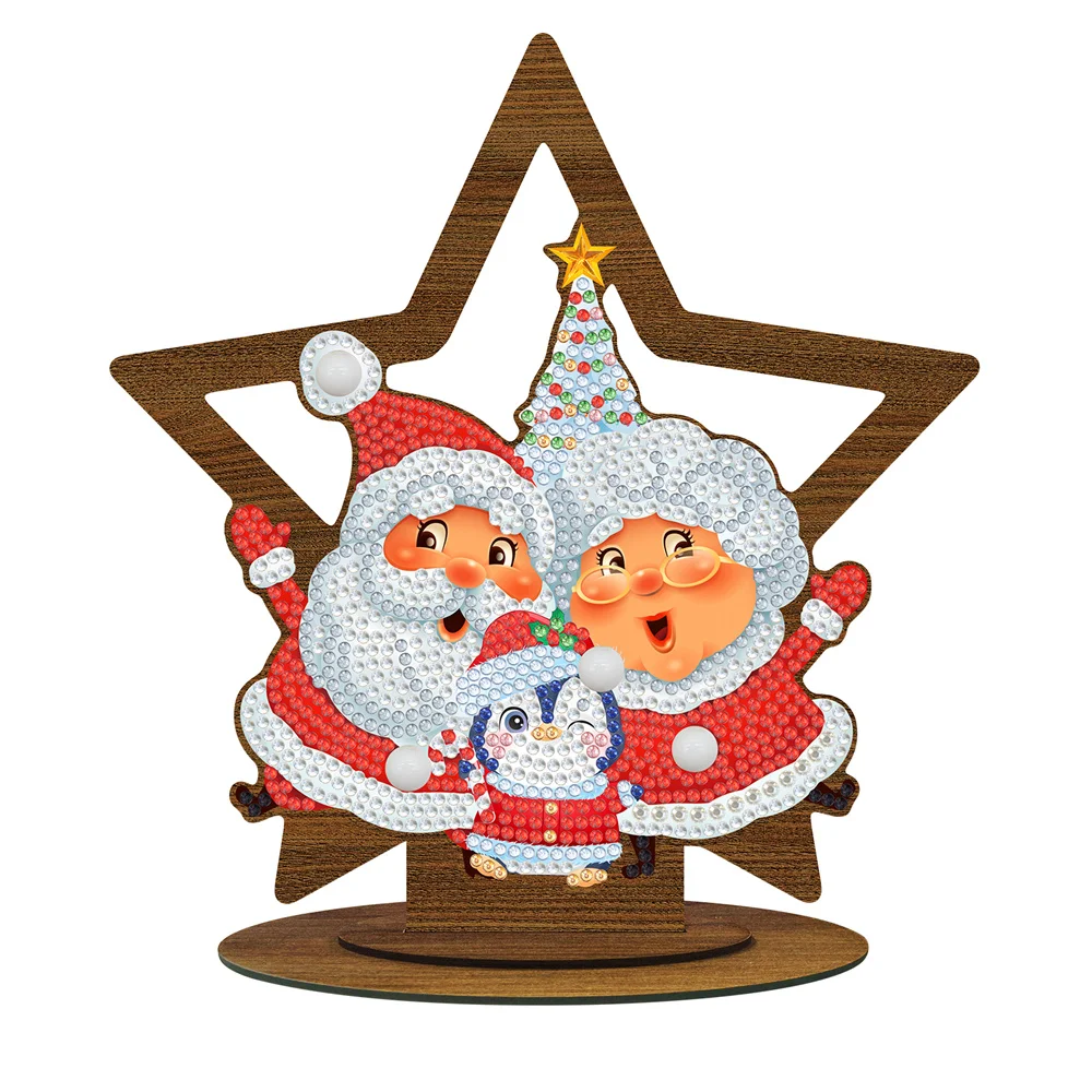 DIY Santa Claus ornaments card diamond painting Christmas knickknacks puppy butterfly desk decorations Christmas gifts
DIY Santa Claus ornaments card diamond painting Christmas knickknacks puppy butterfly desk decorations Christmas gifts