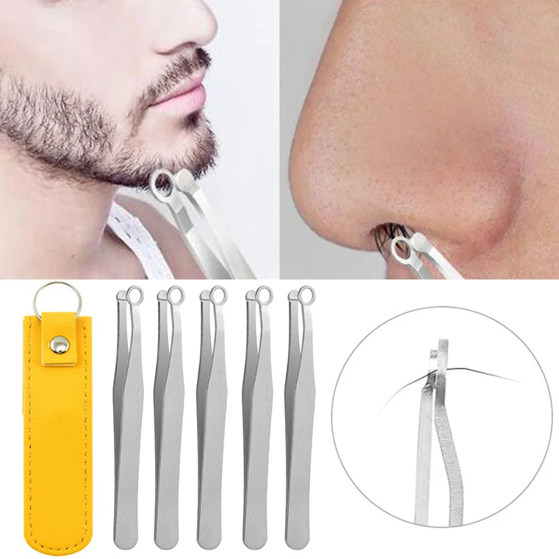 Stainless Steel Nose Hair Trimmer Tweezers Round Head Hair Removal Eyebrow Trimmer Nose Hair Tweezers Washable Stainless Steel
Stainless Steel Nose Hair Trimmer Tweezers Round Head Hair Removal Eyebrow Trimmer Nose Hair Tweezers Washable Stainless Steel