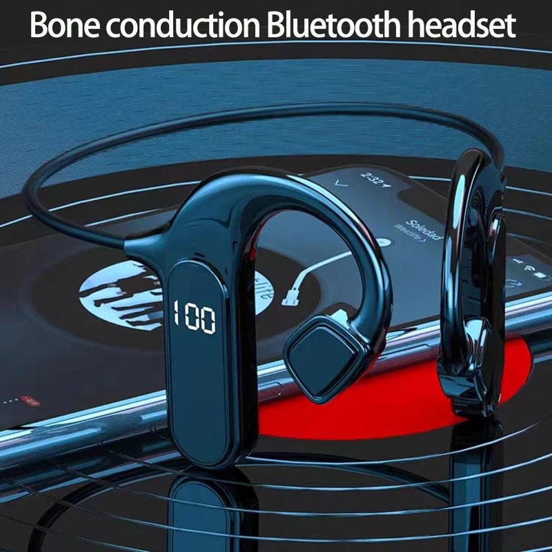 Bone Conduction Earphone Wireless Earphones Bluetooth Waterproof Headsets Ear Hook Sports Headphones for Xiaomi Huawei Earbuds
Bone Conduction Earphone Wireless Earphones Bluetooth Waterproof Headsets Ear Hook Sports Headphones for Xiaomi Huawei Earbuds