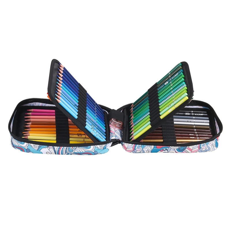Artist Colored Pencils w/ 72 Slots Zipper Bag Break-resistant Soft Core Drawing Art Supplies for Beginner Drawing Lover
Artist Colored Pencils w/ 72 Slots Zipper Bag Break-resistant Soft Core Drawing Art Supplies for Beginner Drawing Lover