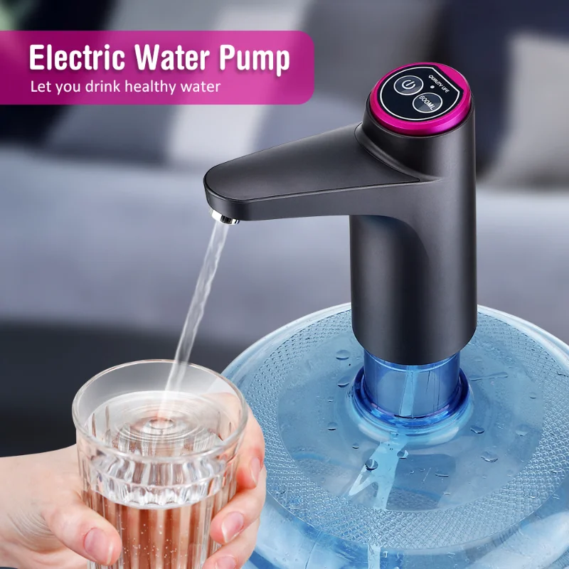 New Portable Automatic Water Dispenser Electric Water Pump Button Control USB Charge Drink Dispenser for Kitchen Office Outdoor
New Portable Automatic Water Dispenser Electric Water Pump Button Control USB Charge Drink Dispenser for Kitchen Office Outdoor