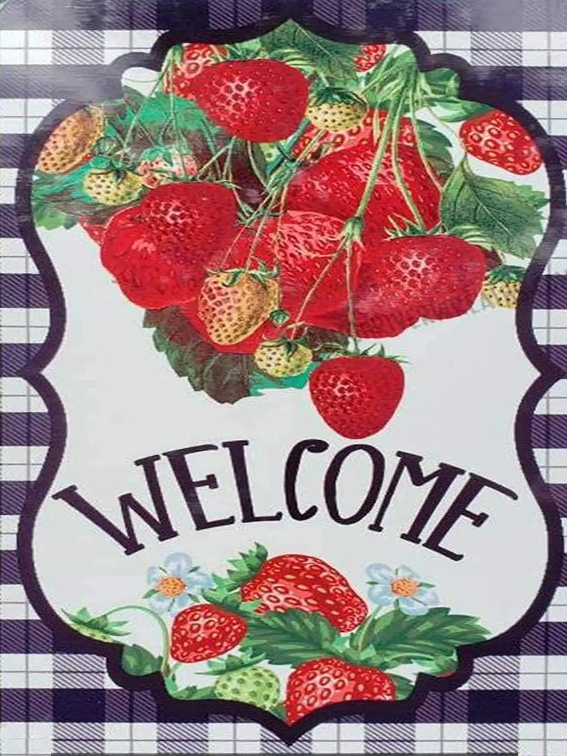 Vintage Decoration Buffalo Check Lemon Sign, Strawberry Wreath Sign, Welcome Sign
Vintage Decoration Buffalo Check Lemon Sign, Strawberry Wreath Sign, Welcome Sign