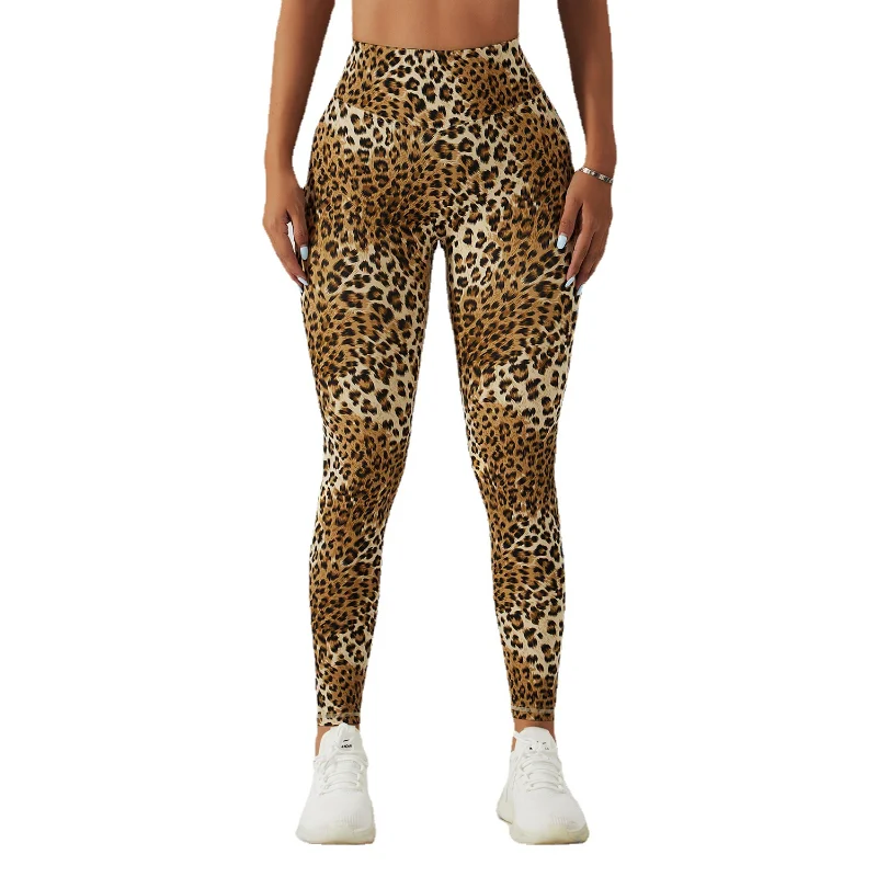 Leopard Print Tight Sports Leggings Women Fitness Peach Hip Lift Yoga Pants High Waist Gym Clothing Push Up Workout Trousers
Leopard Print Tight Sports Leggings Women Fitness Peach Hip Lift Yoga Pants High Waist Gym Clothing Push Up Workout Trousers