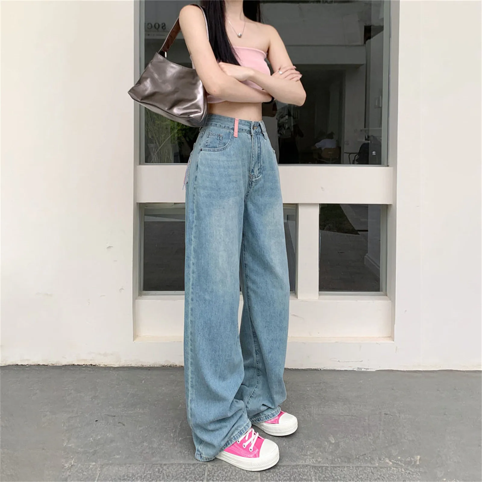 Fashion Jeans Woman Wide Pants Cowboy Pants for Women Clothing Jeans Y2k Clothing 2023 High Waist Jeans For Woman 90s Clothes
Fashion Jeans Woman Wide Pants Cowboy Pants for Women Clothing Jeans Y2k Clothing 2023 High Waist Jeans For Woman 90s Clothes