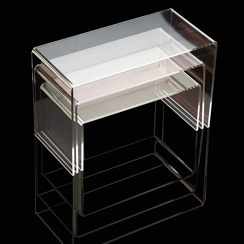 3Pcs/Set 3mm Acrylic Display Stand Jewelry Showcase Storage Rack Shelf Holder Plexiglass Counter Figure Model Display Shelf
3Pcs/Set 3mm Acrylic Display Stand Jewelry Showcase Storage Rack Shelf Holder Plexiglass Counter Figure Model Display Shelf