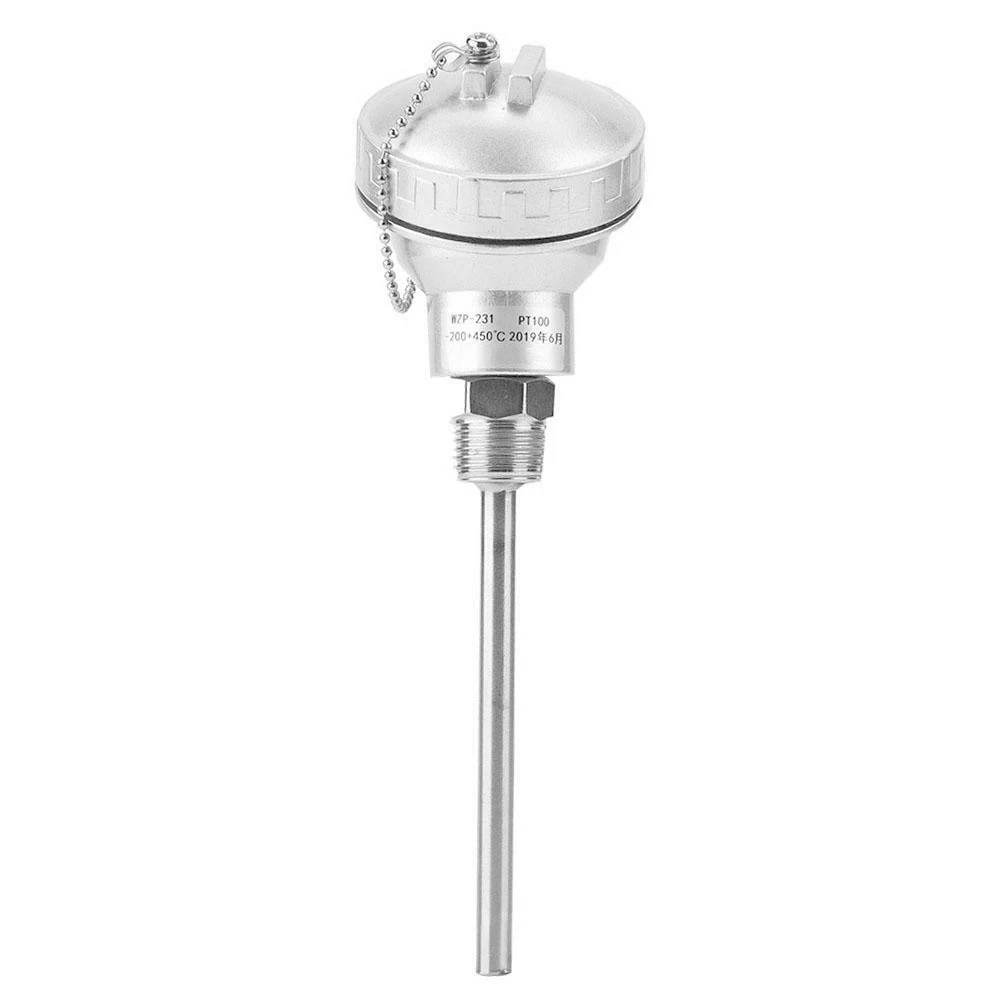 RTD PT100 Temperature Sensor Probe 1/2\\\\\\\" NPT Thread Thermocouple Terminal Head Exquisite Workmanship High Performance
RTD PT100 Temperature Sensor Probe 1/2\\\\\\\" NPT Thread Thermocouple Terminal Head Exquisite Workmanship High Performance