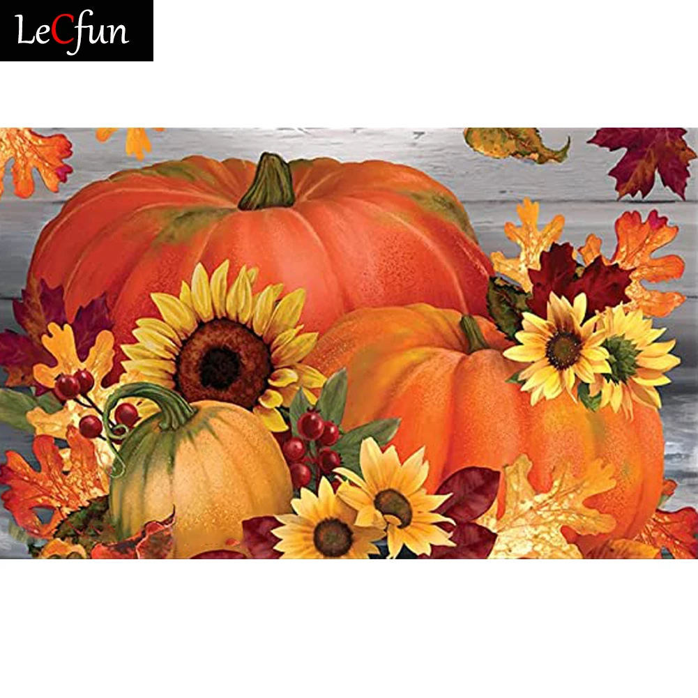 LeCfun Autumn Diamond Painting Kits Harvest Pumpkin Sunflowers Full Drill Round/ Square Diamonds Art Craft Fall Home Decor Gift
LeCfun Autumn Diamond Painting Kits Harvest Pumpkin Sunflowers Full Drill Round/ Square Diamonds Art Craft Fall Home Decor Gift