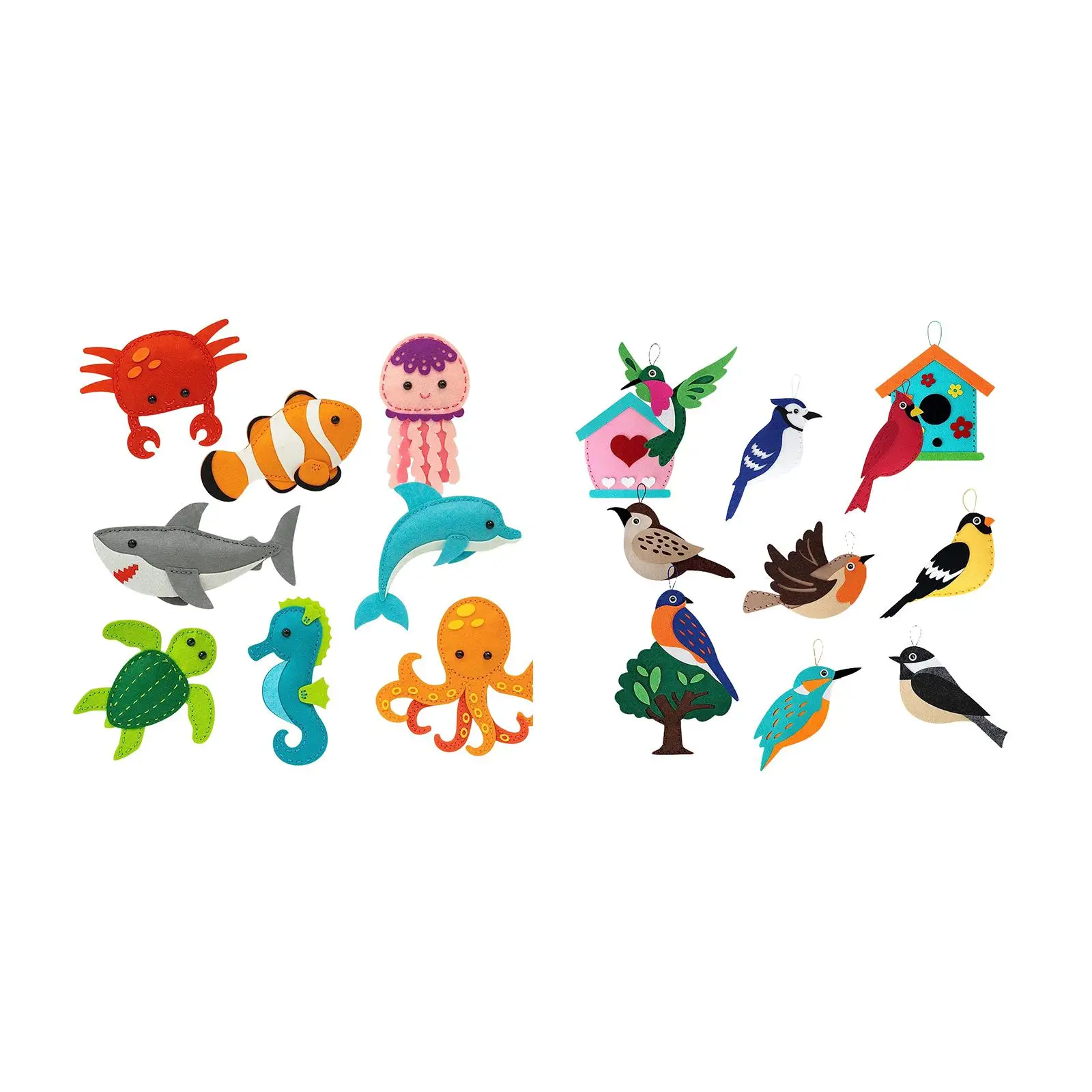 Kid Sewing craft and Birds Animals Craft Stuffed Animals Set Animal Felt Art Craft Kits for Beginners for Beginner Children
Kid Sewing craft and Birds Animals Craft Stuffed Animals Set Animal Felt Art Craft Kits for Beginners for Beginner Children