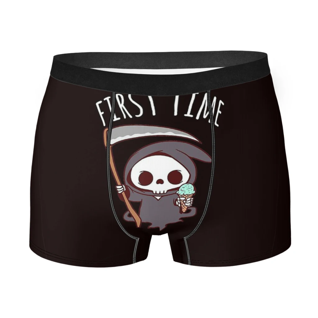 

Scary Scythe Man's Boxer Briefs Blade & Soul Fantasy Multiplayer Role-playing Game Highly Breathable Underpants Print Shorts