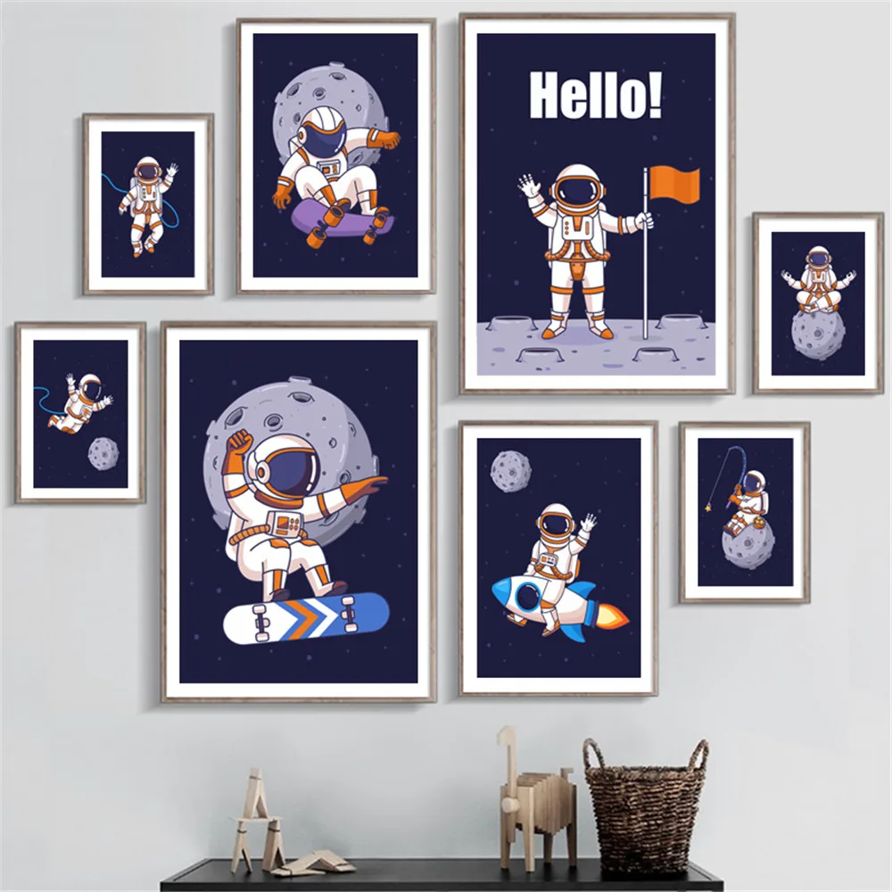 Custom Children's Room Astronaut Planet Space Canvas Poster Silk Fabric Modern Style Prints Party House Decor Room#211217-12
Custom Children's Room Astronaut Planet Space Canvas Poster Silk Fabric Modern Style Prints Party House Decor Room#211217-12