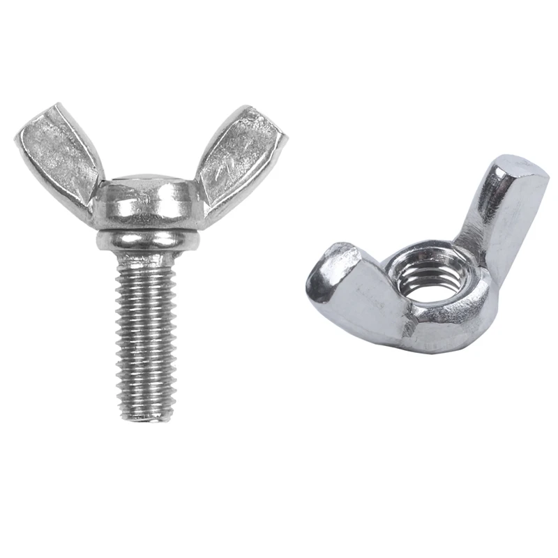 1X Metric M6x16mm Stainless Steel Metal Wing Nut & 10X M6 Thread Dia Stainless Steel Wing Nut Butterfly Wing Nuts
1X Metric M6x16mm Stainless Steel Metal Wing Nut & 10X M6 Thread Dia Stainless Steel Wing Nut Butterfly Wing Nuts