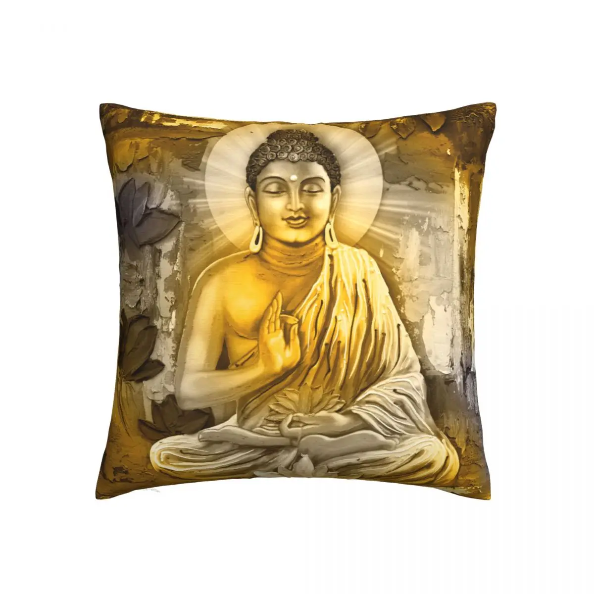 Indian Buddha Meditation Pillowcase Printed Polyester Cushion Cover Decor Throw Pillow Case Cover Home Zipper 45*45cm
Indian Buddha Meditation Pillowcase Printed Polyester Cushion Cover Decor Throw Pillow Case Cover Home Zipper 45*45cm